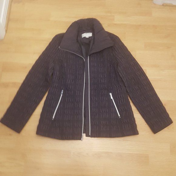 Anne Klein Briana Jacket New. Color Smoke S, L, XL - Picture 2 of 4